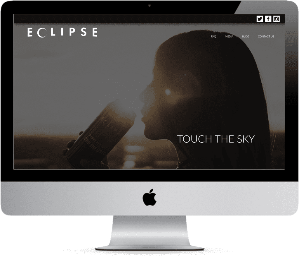 eclipse beverage cbd web design