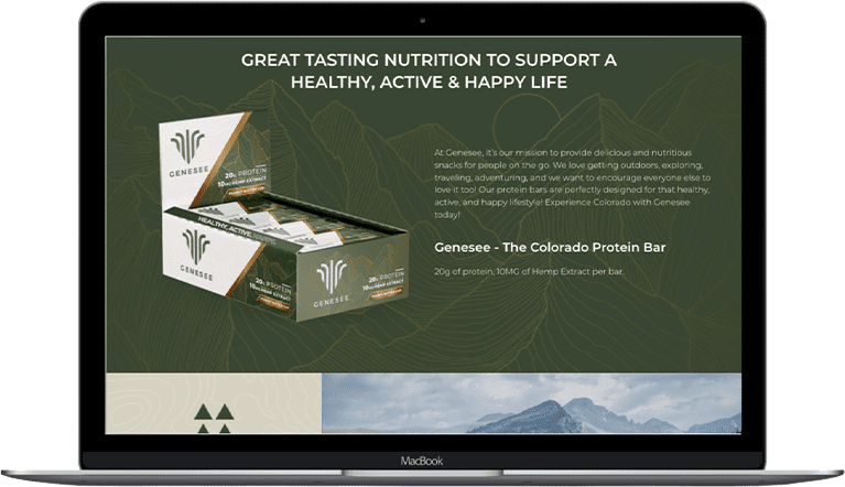 genesee nutrition cbd website development laptoop
