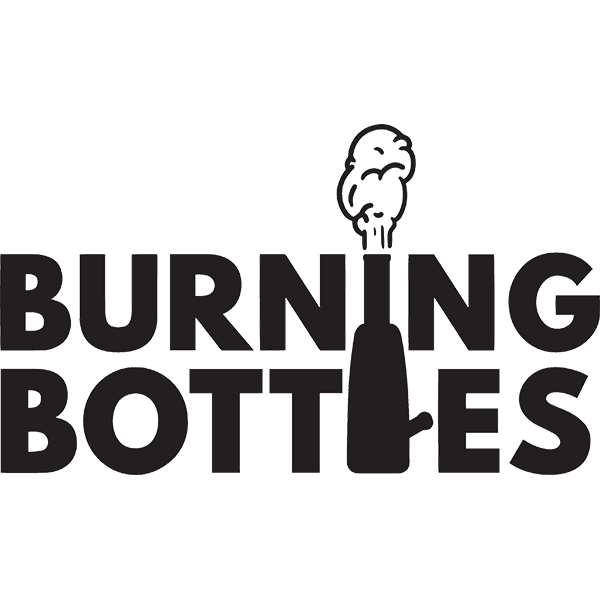 burning bottles logo