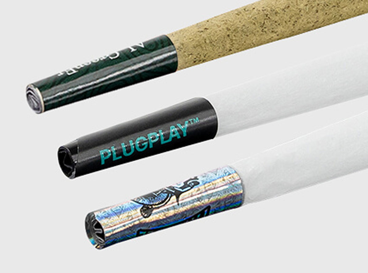 Even if you’re not ready to go all-in on customization, one simple way to help your pre-rolls stand out is by adding pre-printed designer filter tips